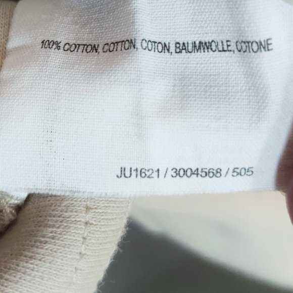 Esprit Long Sleeve Crew Neck Top Beige L - Picture 6 of 7